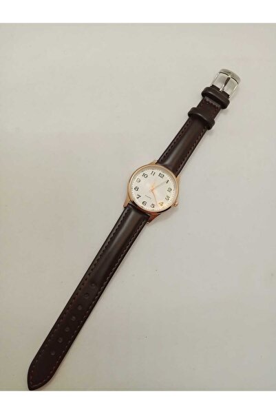 Brality Brand Vintage Model - Round Classic Design - Dark Brown Cord Gold Cas...