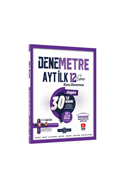 Palme Yayınevi 2026 orijinal ayt ilk 12 soru konu denemeleri