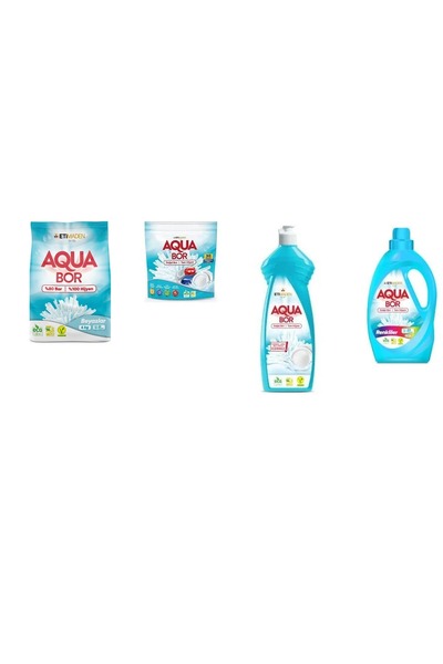ETİ MADEN أكوا بور معدني طبيعي 4 كجم أبيض + أقراص + منظف أطباق سائل + منظفات ...