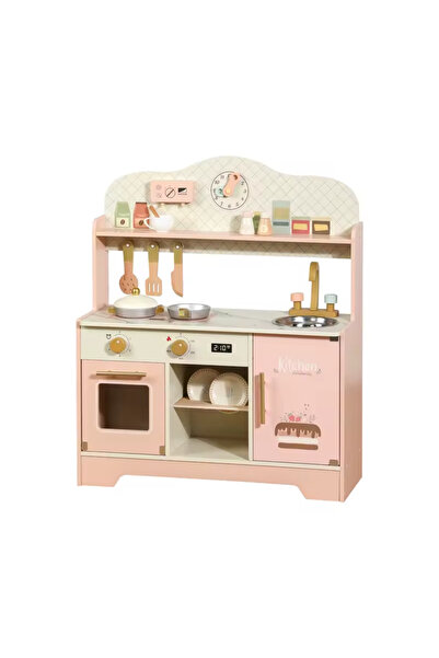 My modern game Real wooden kitchen play set for children, wooden kitchen toy ...