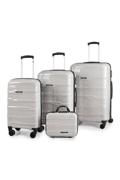 POLO&SKY Azra Model Taş Rengi PP Kırılmaz 4'lü Kabin Boy + Orta Boy + Büyük B...