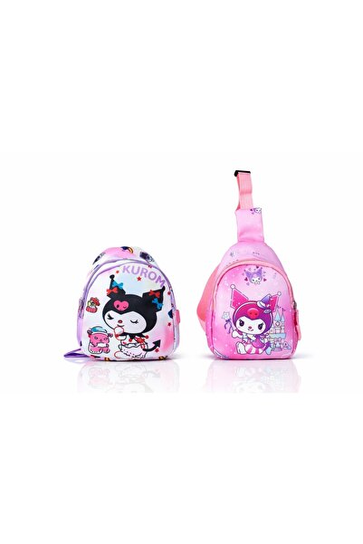 kuromi A Sanrio shoulder bag featuring the Kurumi character