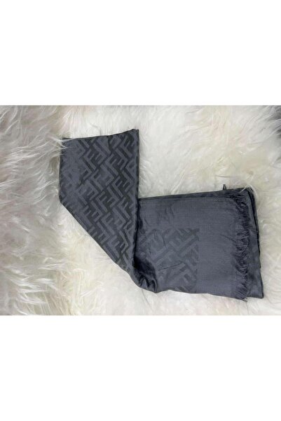 İPEKSCARF F desen kaşmir şal antrasit