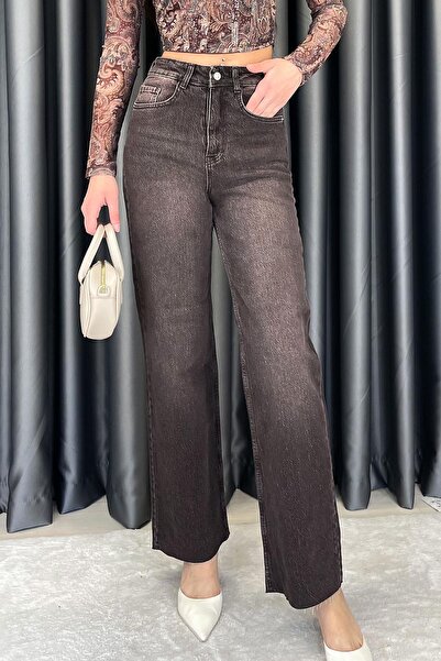 Noa&Noa Noa Noa Wide Leg Jean - Kahve KAHVE