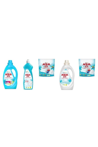ETİ MADEN أكوا بور ألوان سائلة معدنية طبيعية + غسول أطباق + أقراص + سائل أبيض...