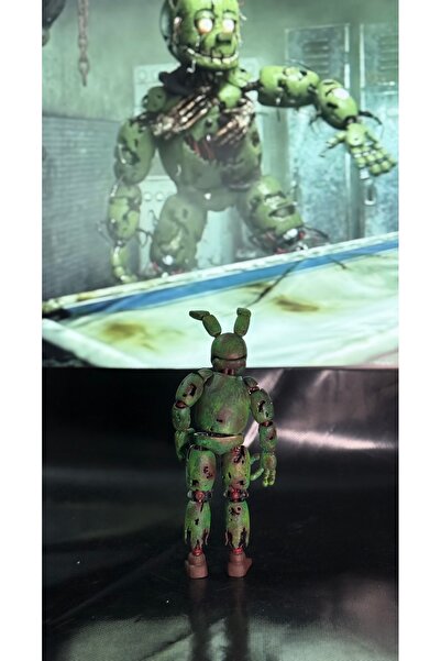 Okas Fnaff - Springtrap - Figür - El Boyama Özel Tasarım