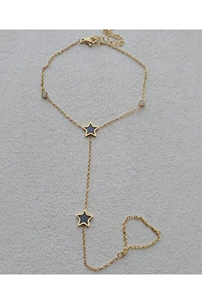 Haziran Aksesuar Siyah Kalp Figürlü, Çelik Kadın Şahmeran