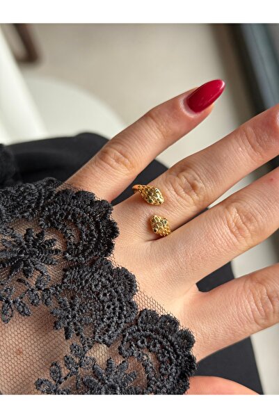 HOUSEKİ Vintage Vip Plated Adjustable Ring