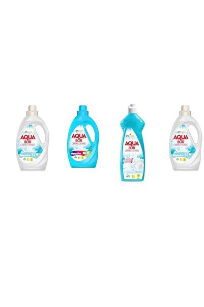 ETİ MADEN أكوا بور سائل أبيض طبيعي معدني + ألوان سائلة + سائل غسيل الأطباق + ...