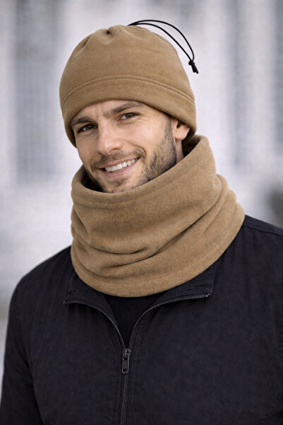 Çeşme Home Unisex Polar Neck Gaiter & Beanie 2-in-1 – Windproof, Warm-Keeping...