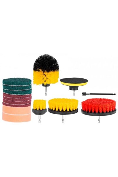 Evelise Accesorii curatat, pentru masina de gaurit, tija hexagonala, cu adapt...