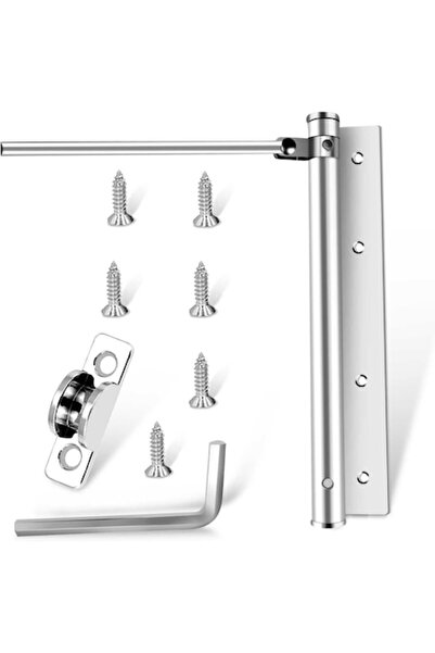 HOMMEN Automatic Door Closer, Adjustable, Stainless Steel – Compatible with I...