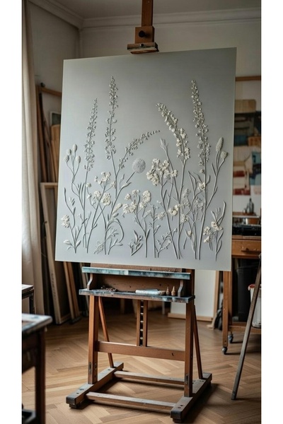 Nurşahın Resimleri El Yapımı Dokulu Dekoratif Kanvas Tablo