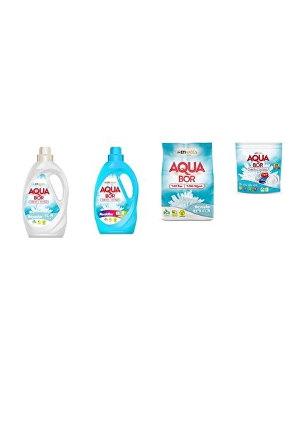 Boron أكوا بور سائل معدني طبيعي أبيض + ألوان سائلة + 4 كجم أبيض + مجموعة أقرا...