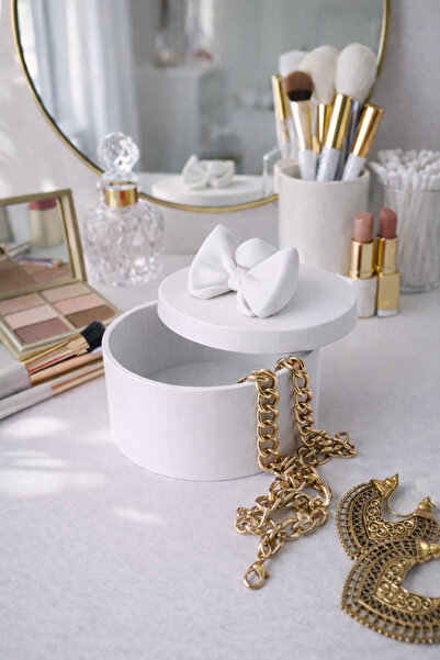 Vescarri Mini Bow Design Jewelry Organizer Box – Bow Jewelry Organizer