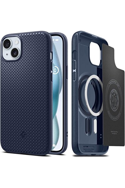 Spigen Magnetic Charging Mag Armor MagFit Phone Case For Apple iphone15 Plus ...