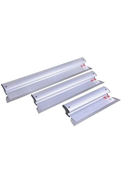 Evelise Set 3 gletiere profesionale, aluminiu, lama inox, 40, 60, 80 cm, Ergo...