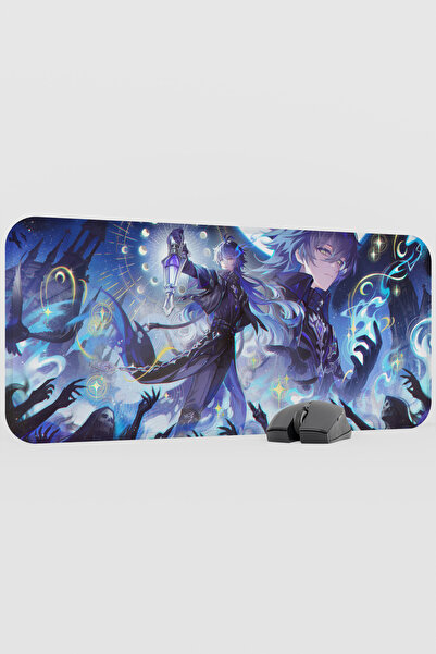 mousepad bastir لوحة ماوس الألعاب Flins Genshin Impact Anime Player V3 - 70x3...