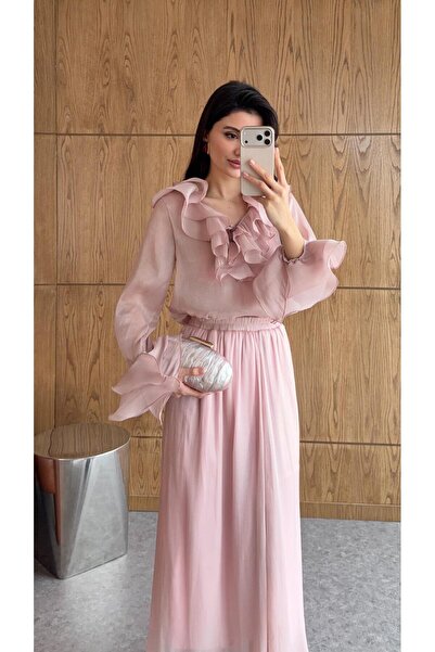 HAZELANNA مجموعة البودرة ذات القماش اللامع