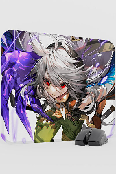 mousepad bastir لوحة ماوس للألعاب من ريزور جينشين إمباكت أنيمي جيبر V2 - 48X4...