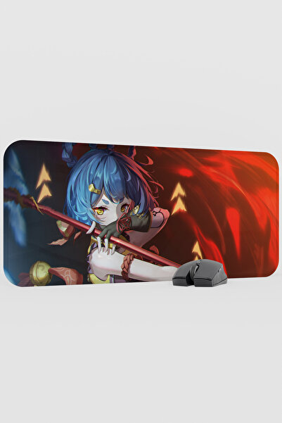 mousepad bastir Xiangling Genshin Impact Anime Player V5 - 70X30 XL Gaming Mo...