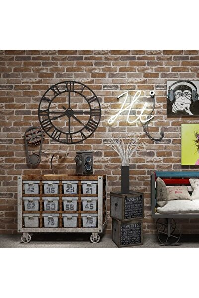 Okydoky Classic Brick Adhesive Wallpaper 44x600cm, Brown