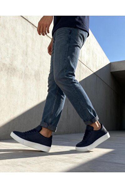 Arda Knack A666 Men's Navy Blue Comfortable Sole Casual Shoes