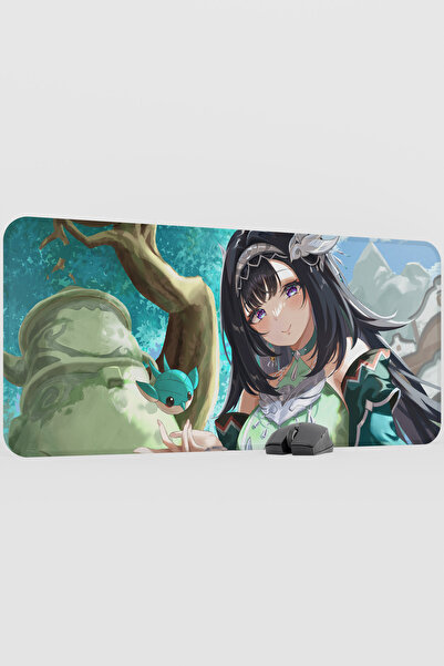 mousepad bastir لوحة ماوس للألعاب من لان يان جينشين إمباكت أنيمي جيبر V5 - 90...