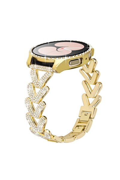 Shesyuki Bracelet & Case, Sparkling, Compatible with Samsung Watch 4/5/6