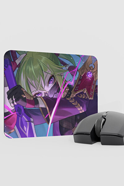 mousepad bastir Kuki Shinobu Genshin Impact Anime Player V4 - 22X18 لوحة ماوس...
