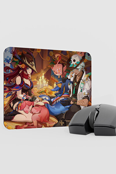 mousepad bastir Ifa Genshin Impact Anime Player V2 - 22X18 Gaming Mouse Pad M...
