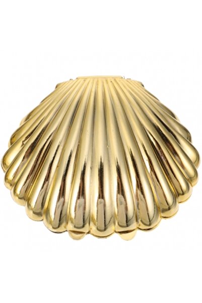 Decoratiuni Dulci Cutie scoica aurie, caseta 9cm