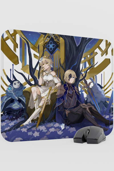 mousepad bastir Dainsleif Genshin Impact Anime Player V5 - 48X40 XL Gaming Mo...