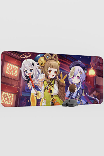 mousepad bastir Yaoyao Genshin Impact Anime Player V1 - 90x40 XXL لوحة ماوس ل...