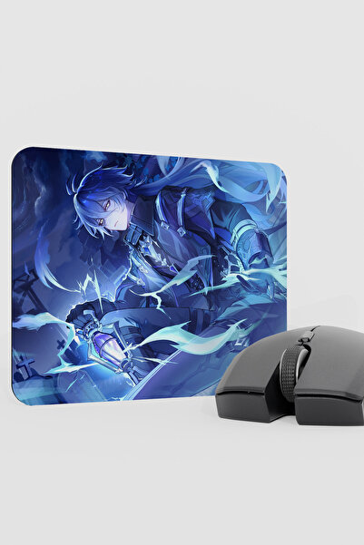 mousepad bastir Flins Genshin Impact Anime Player V2 - 22X18 Gaming Mouse Pad...