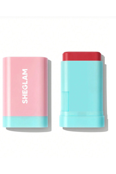SHEGLAM Glass Glow Blush Stick, Vegan allık ve ruj, çok amaçlı stick