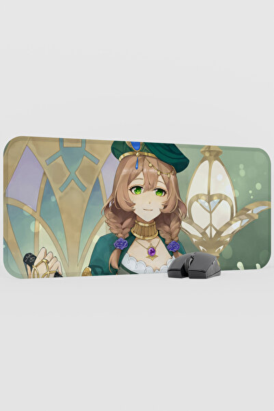 mousepad bastir Lisa Genshin Impact Anime Player V5 - 70X30 XL Gaming Mouse P...