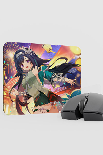 mousepad bastir لوحة ماوس للألعاب من لان يان جينشين إمباكت أنيمي جيمر V2 - 22X18