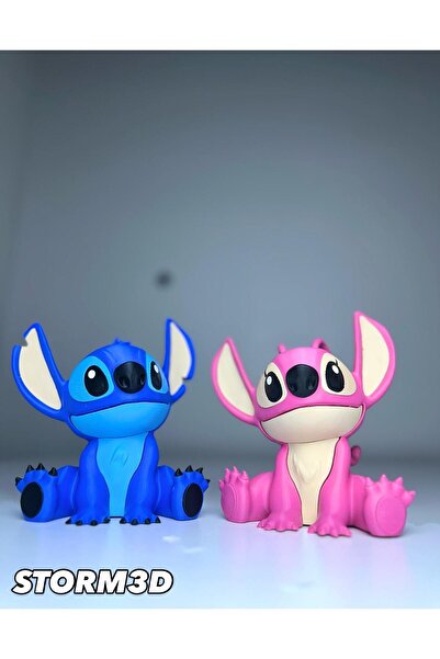 Storm3D STİTCH VE ANGEL FİGÜR 2 Lİ SET 17CM DEKOR LİLO&STİTCH