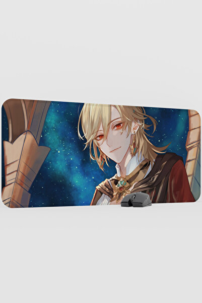 mousepad bastir Kaveh Genshin Impact Anime Player V3 - 90x40 XXL لوحة ماوس لل...