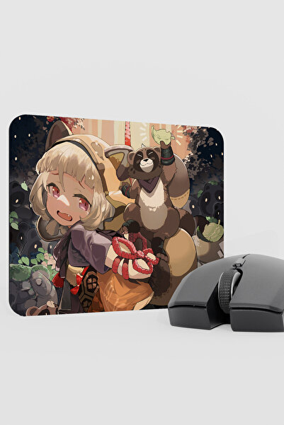 mousepad bastir لوحة ماوس للألعاب من سايو جينشين إمباكت أنيمي جيبر V5 - 22X18
