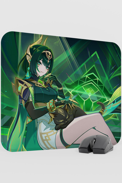 mousepad bastir Nefer Genshin Impact Anime Player V1 - 48X40 XL Gaming Mouse ...