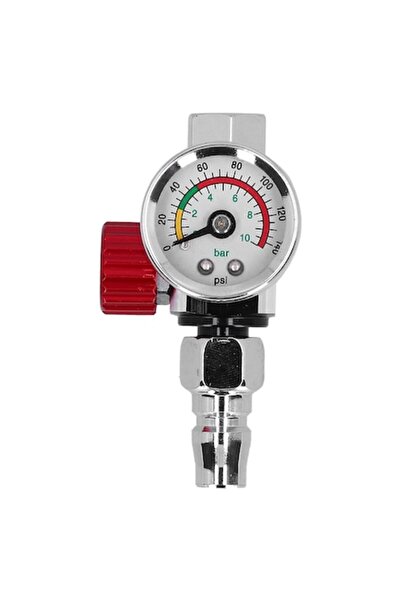 FTVOGUE Air Pressure Regulator, G1/4, Stainless Steel, 0-140 PSI