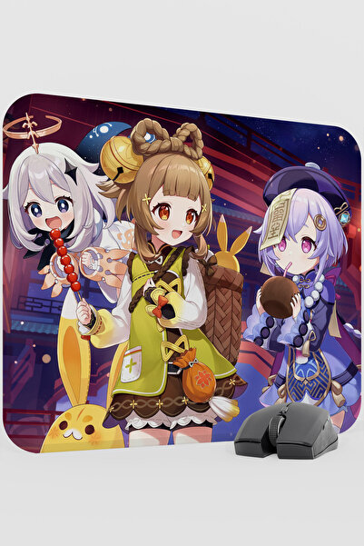 mousepad bastir Yaoyao Genshin Impact Anime Player V1 - 48X40 XL لوحة ماوس لل...