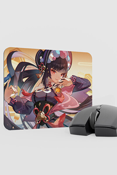 mousepad bastir لوحة ماوس للألعاب من Yun Jin Genshin Impact Anime Player V2 -...