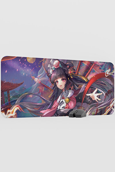mousepad bastir لوحة ماوس للألعاب من Yun Jin Genshin Impact Anime Player V3 -...