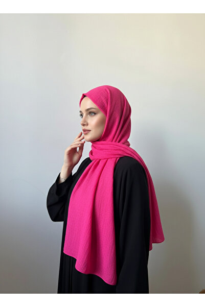 Modakaşmir Moda Kaşmir Safir Pamuklu Şal pembe