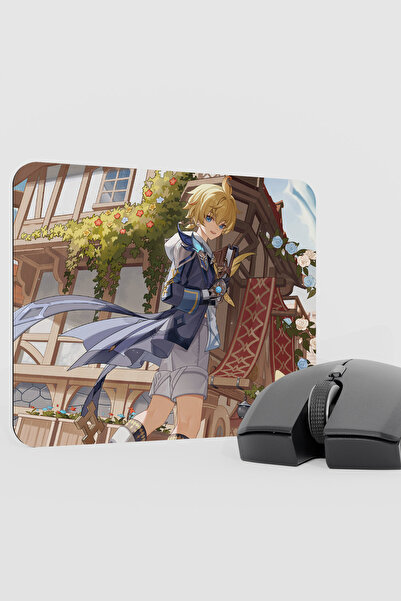mousepad bastir Mika Genshin Impact Anime Player V1 - 22X18 Gaming Mouse Pad ...