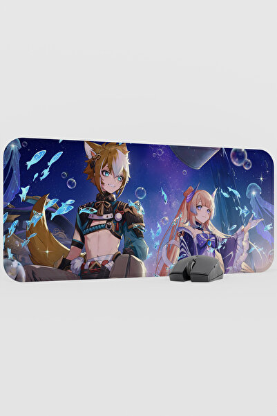 mousepad bastir Gorou Genshin Impact Anime Player V1 - 70X30 XL Gaming Mouse ...