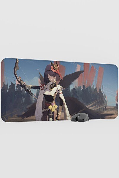 mousepad bastir Kujou Sara Genshin Impact Anime Player Anime V2 - 90x40 XXL G...